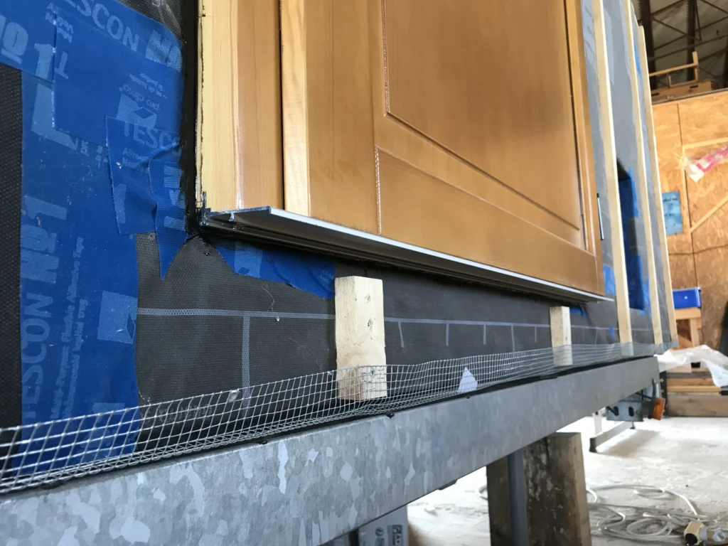 étanchéité porte tiny house