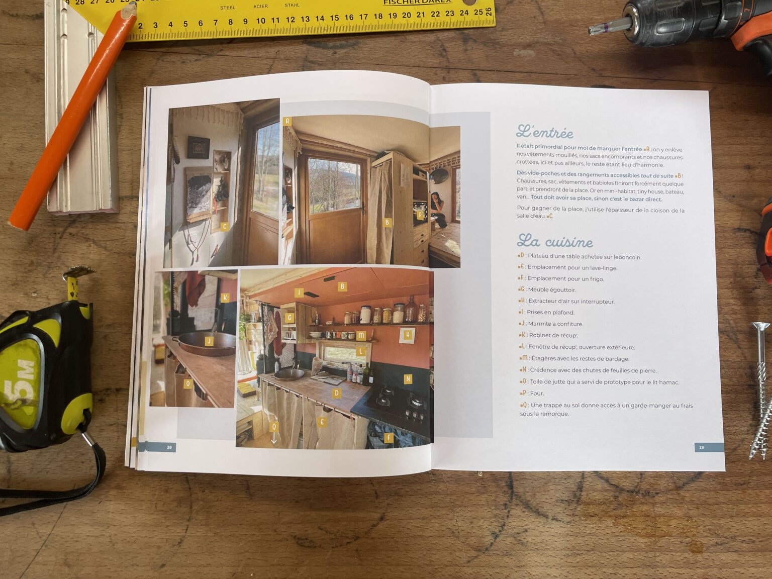 livre guide de construction de tinyhouse "construisez votre tiny house et changez de vie !" de geoffrey celard