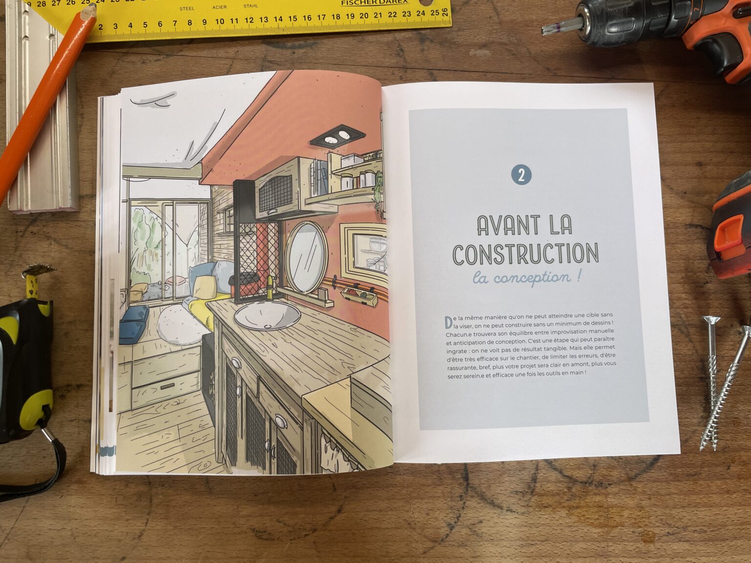 livre guide de construction de tinyhouse "construisez votre tiny house et changez de vie !" de geoffrey celard