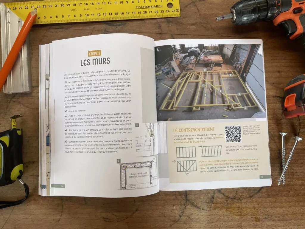 livre guide de construction de tinyhouse "construisez votre tiny house et changez de vie !" de geoffrey celard