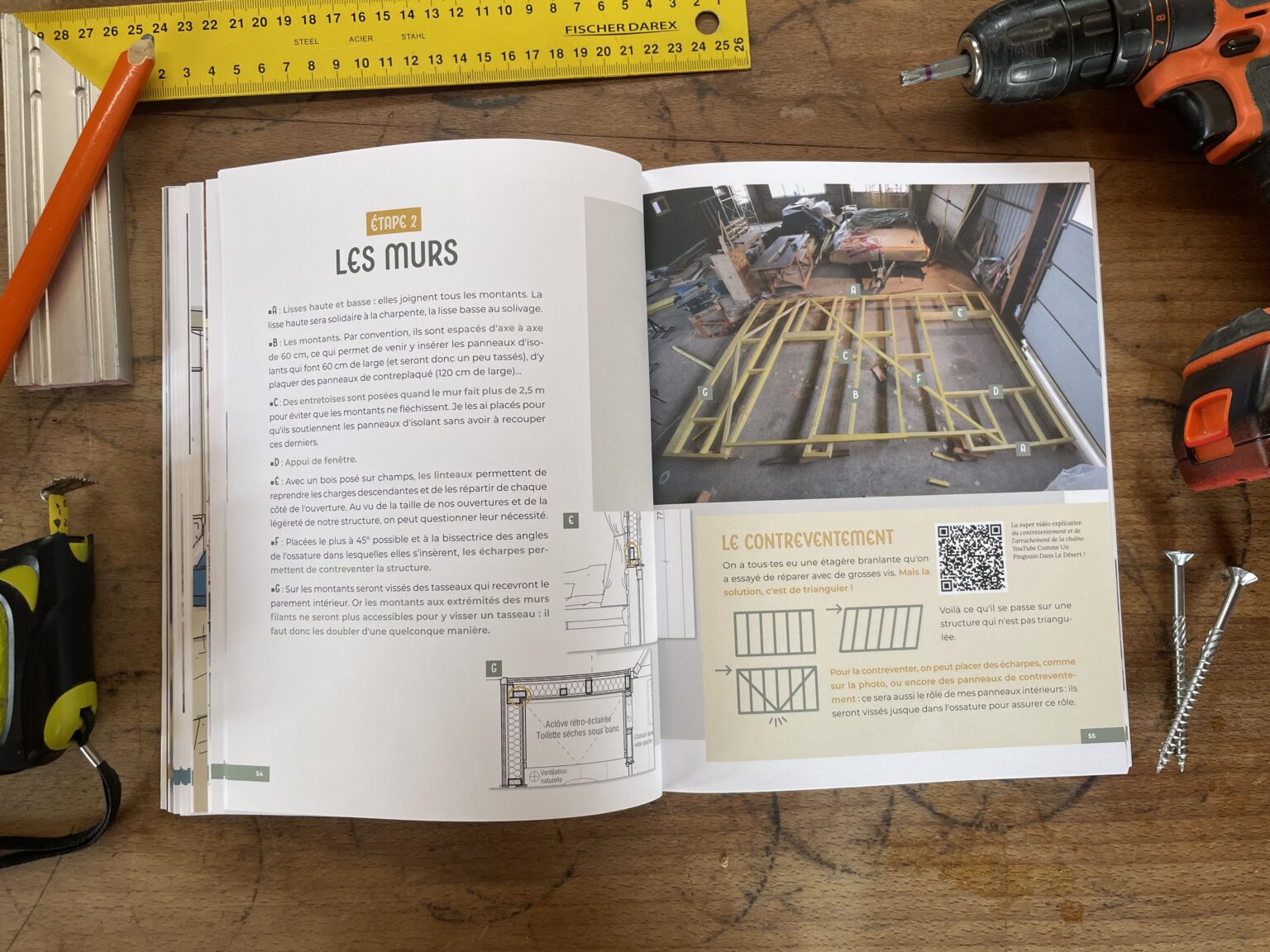 livre guide de construction de tinyhouse "construisez votre tiny house et changez de vie !" de geoffrey celard