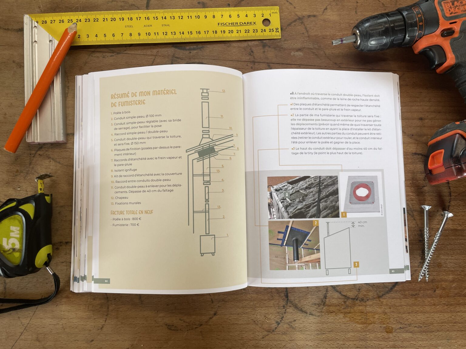 livre guide de construction de tinyhouse "construisez votre tiny house et changez de vie !" de geoffrey celard